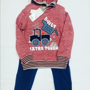 Kids headquarters boy’s hoodie and pants set